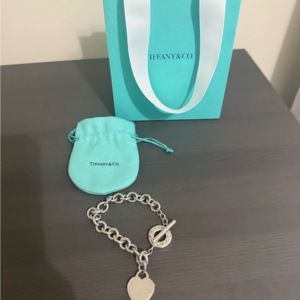 Tiffany & Co. Silver Toggle Heart Bracelet